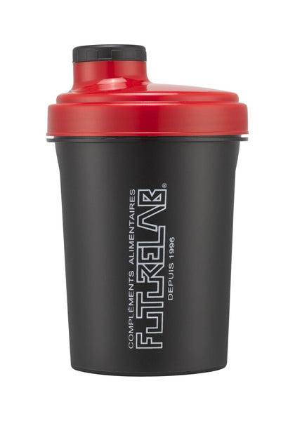 Shaker pour poudre et protéine | SHAKER ROUGE & NOIR |  500 ml