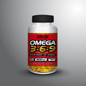 Acides Gras | OMEGA 3 - 6 - 9 | 200 softgels | 100 doses