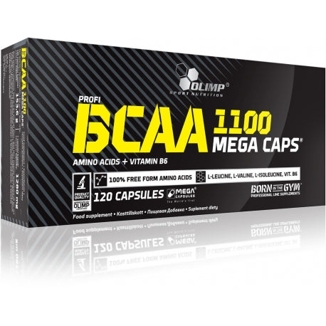 BCAA 2:1:1 | BCAA MEGA CAPS 1100 | 120 capsules