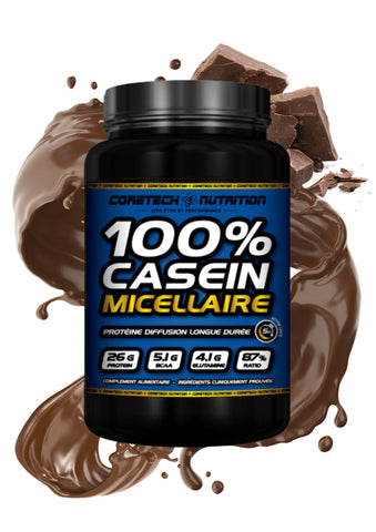 Protéine à digestion lente | 100% CASEIN MICELLAIRE 902G | Chocolat