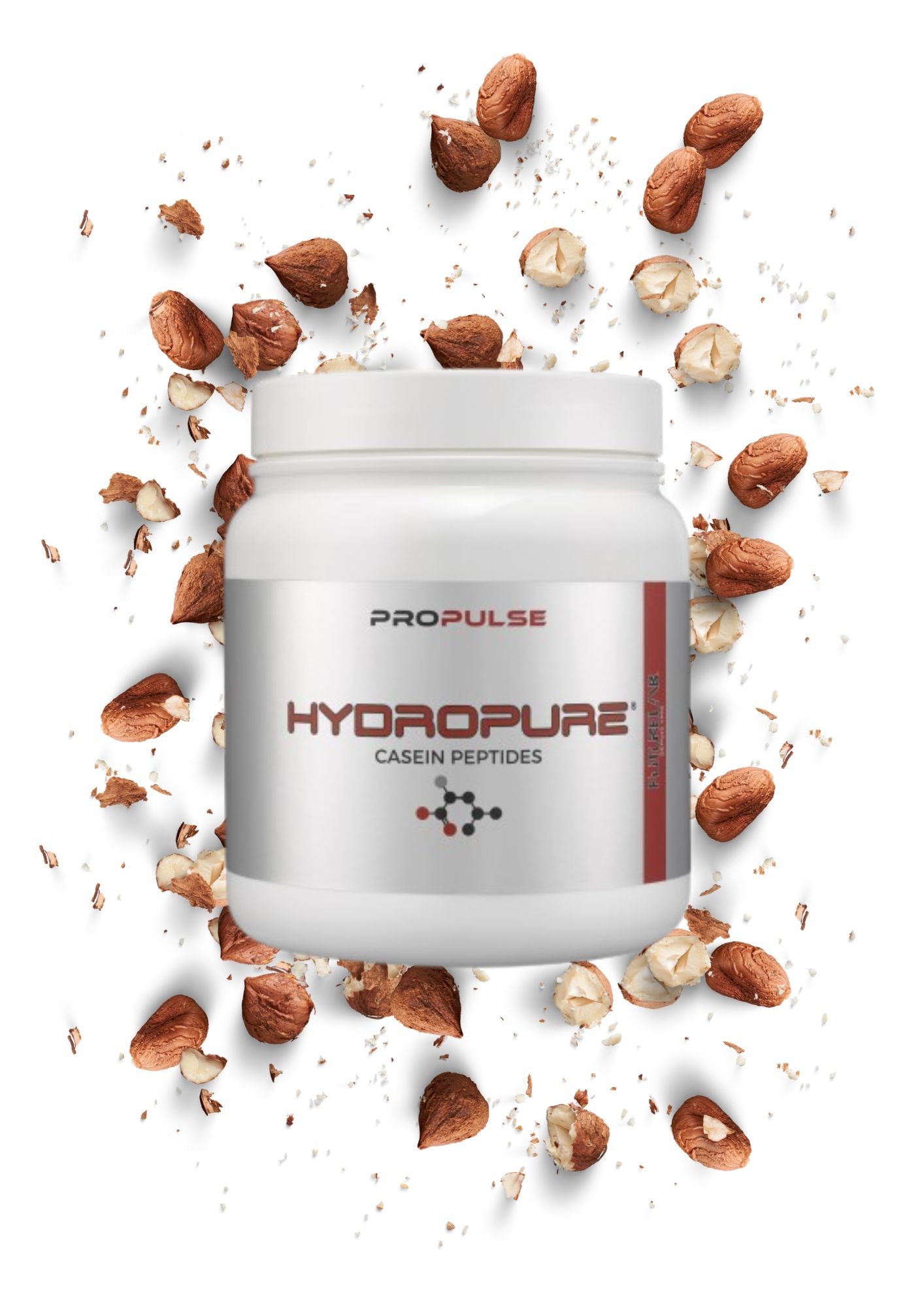 Protéine hydrolysée à digestion lente | HYDROPURE CASEIN PEPTIDES 500G | Noisette