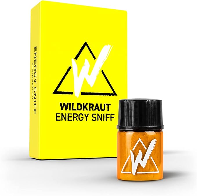 Poudre Energisante à Sniffer | WILDKRAUT ENERGY SNIFF | Booster Nouvelle Génération | 20 doses