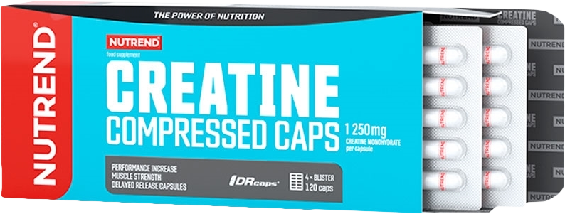 Créatine Monohydrate Micronisée | CREATINE COMPRESSED CAPS | 120 capsules