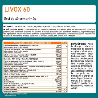 Detox du foie efficace | LIV.OX® 60