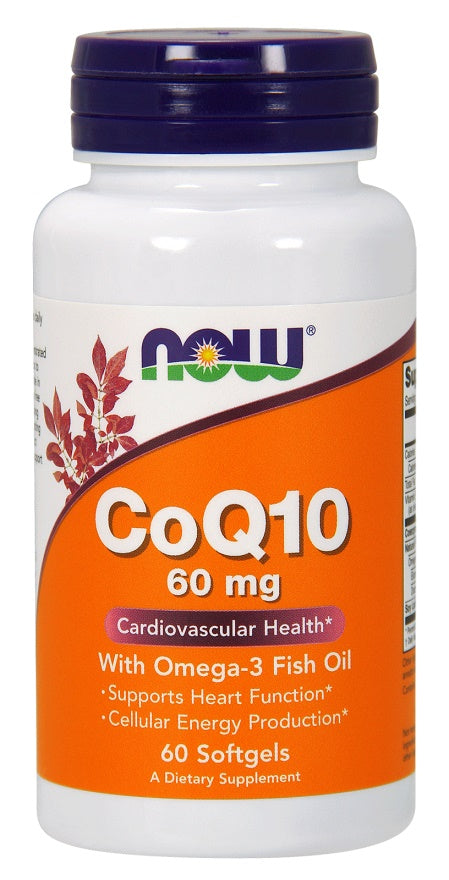 CoQ10 with Omega-3, 60mg - 60 softgels