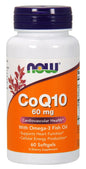 CoQ10 with Omega-3, 60mg - 60 softgels