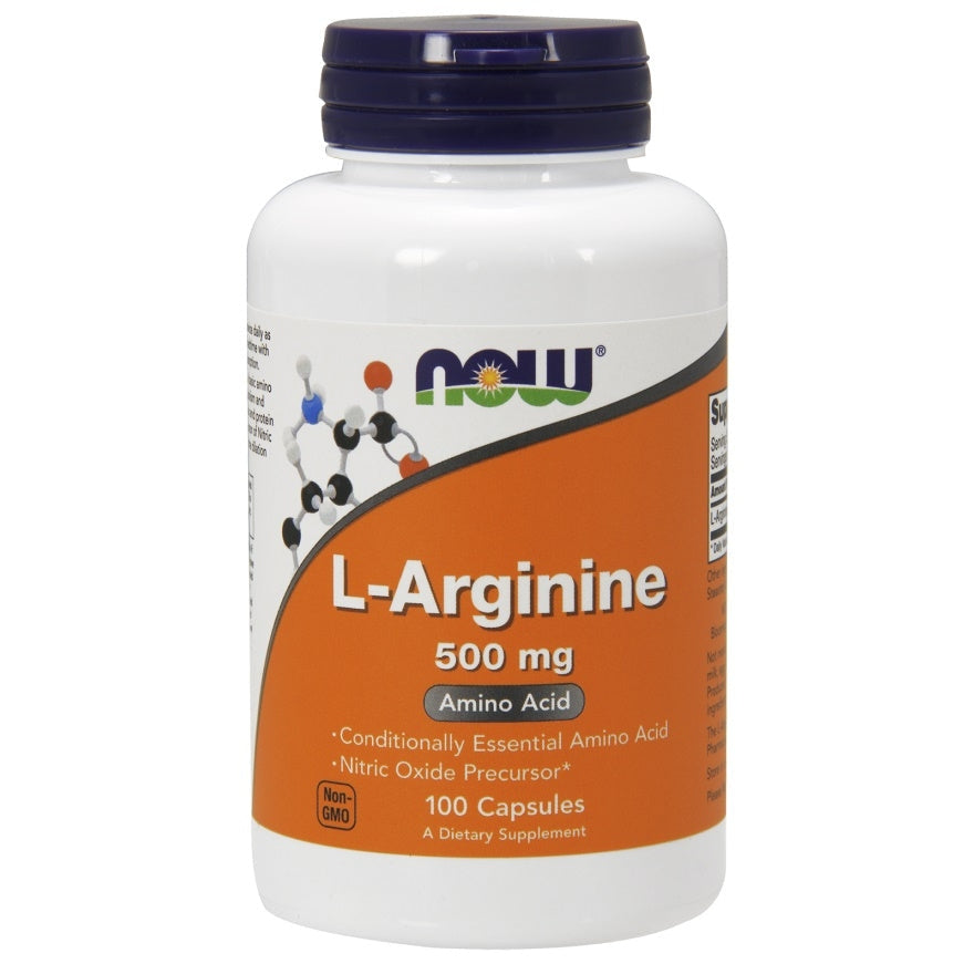 L-Arginine, 500mg - 100 caps