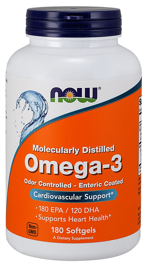 Omega-3 Enteric Coated - 180 softgels