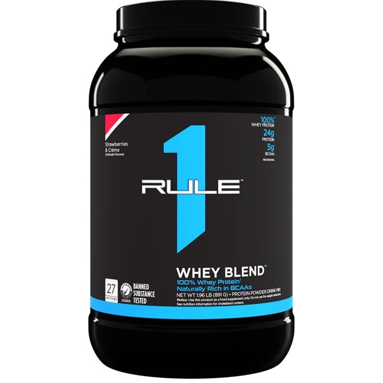 R1 Whey Blend, Strawberries & Creme - 891 grams