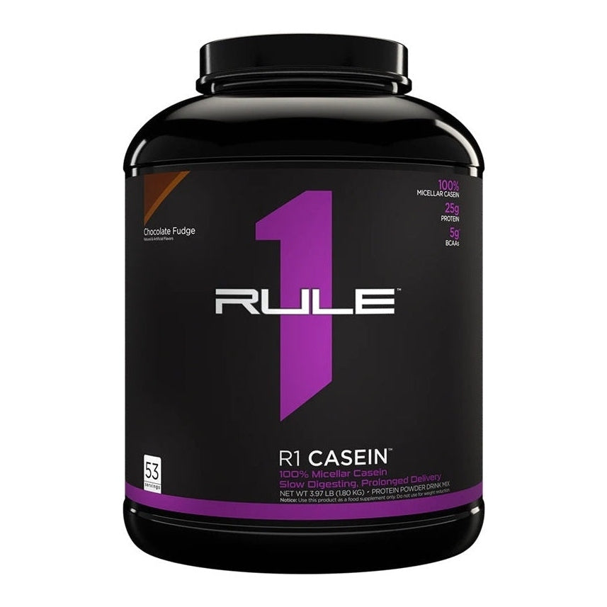 R1 Casein, Chocolate Fudge - 1800 grams