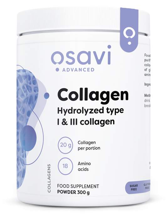 Collagen Peptides - Hydrolyzed Type 1 & 3 - 300 grams