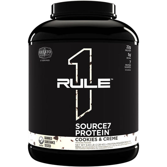 Source7 Protein, Cookies & Creme Gelato - 2280 grams