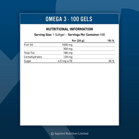 Acides Gras | OMEGA 3 | 100 softgels