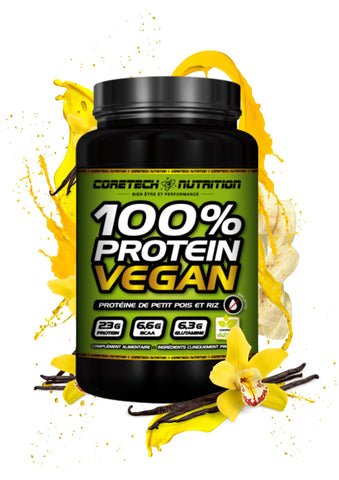 100% Protein Vegan | Protéine Végétale 908G | Vanille