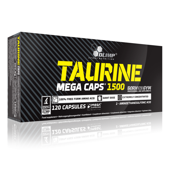Taurine | TAURINE MEGA CAPS 1500 | 120 capsules