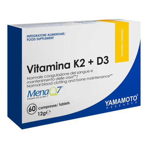 Vitamines K2 et D3 | VITAMINA K2 + D3 | 60 tablettes | 60 doses