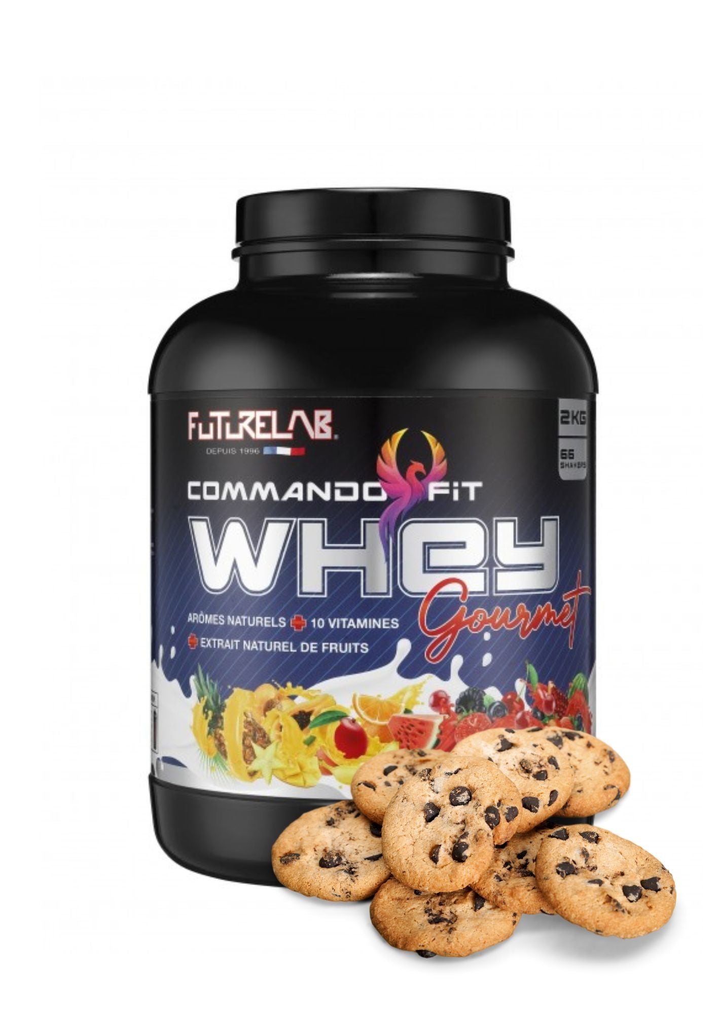 Whey Protéine | GOURMET 2 Kg | Biscuit (cookies)