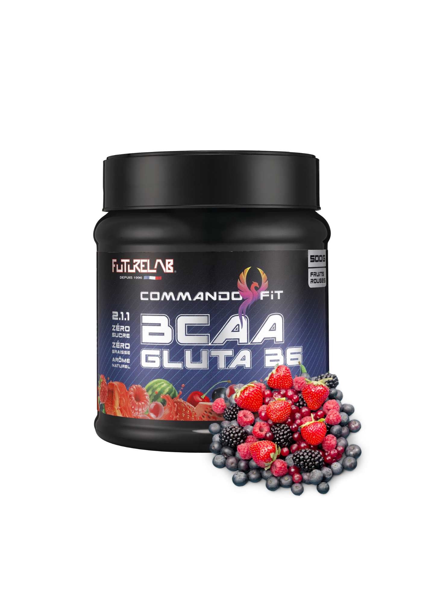BCAA GLUTA B6 2.1.1 | 500g | Fruits Rouges