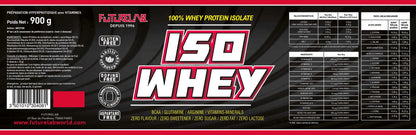 Isolate de Whey protéine native | ISO WHEY 900g | Sans arôme